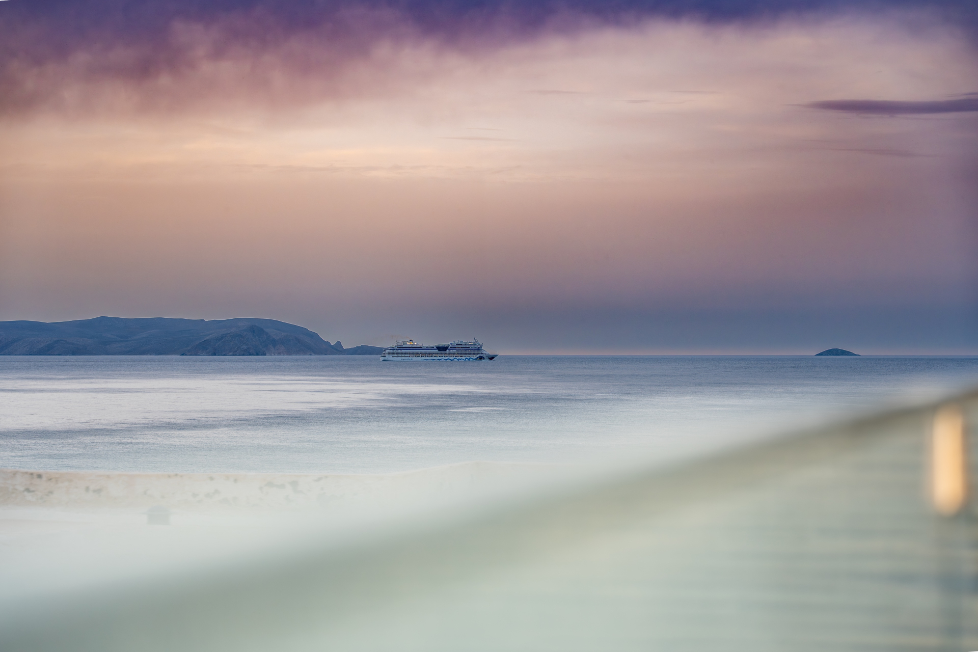 Sea at dusk